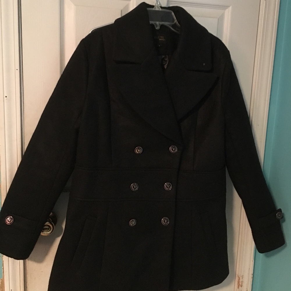 Vaute Couture Womens Size L Pea Coat